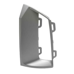 AUDI Q7 / SQ7 FRONT BUMPER SIDE GRILLE OUTER TRIM LEFT (Driver Side) SILVER (Q7 WO/S-LINE) OEM#4M0807697ATB2 2020-2024 PL#AU1038160