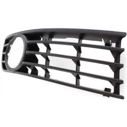 AUDI A4 SEDAN/WAGON (GEN 2) (1.8L/3.0L) FRONT BUMPER GRILLE RIGHT (Passenger Side) BLACK(OPEN VENT)(For part# 8132722) OEM#8E080768201C 2002-2005 PL#AU1039102