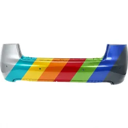 AUDI S4 SEDAN/WAGON (GEN 3)  REAR BUMPER COVER PRIMED (S/D)(W SENSOR )(W/SIDE MARKER HOLE) OEM#8E5807303CGRU 2005-2008 PL#AU1100163