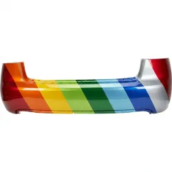 AUDI S4 SEDAN/WAGON (GEN 3) REAR BUMPER COVER PRIMED (S/D)(WO SENSOR )(W/SIDE MARKER HOLE) OEM#8E5807303BGRU 2005-2008 PL#AU1100164