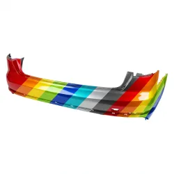 AUDI S4 SEDAN  REAR BUMPER COVER PRIMED (WO/SENSOR)**CAPA** OEM#8W5807067CGRU 2017-2019 PL#AU1100227C