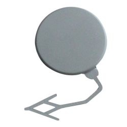 AUDI A5 COUPE  REAR BUMPER TOW HOOK COVER (WO/S-LINE PKG) OEM#8T0807441CGRU 2013-2017 PL#AU1129104