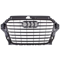 AUDI A3 SEDAN GRILLE BLACK W/BLACK MLDG OEM#8V5853651BCKA 2015-2016 PL#AU1200135