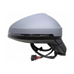 AUDI ALLROAD (A4)(WAGON) DOOR MIRROR LEFT (Driver Side) PWR/HTD/SIGNAL (W/LANE DEPARTURE)(WO/AUTO DIMMING)(PTM) OEM#8W1857409T9B9-PFM 2017-2019 PL#AU1320136