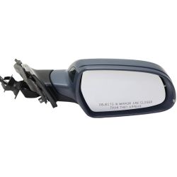 AUDI A4 SEDAN / WAGON DOOR MIRROR RIGHT (Passenger Side) PWR/HTD/SIGNAL/MEMORY/P-FOLD (W/BSD)(W/ANTI-GLARE)(WO/DIMMING) OEM#8K1857410AJ01C-PFM 2012-2016 PL#AU1321142