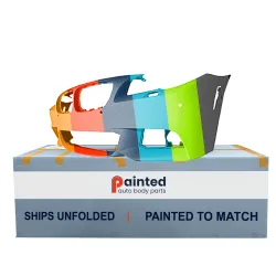 BMW BMW 5 SERIES (SEDAN) FRONT BUMPER COVER PRIMED (W/SENSOR)(W/SIDE CAMERA)( M PKG) OEM#51118048672 2011-2013 PL#BM1000256