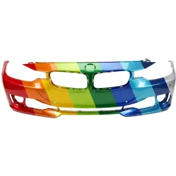 BMW BMW 3 (SEDAN) FRONT B COVER PRIMED (WO/LWR MLDG)WO/WASH W/ PK SNSR W/ PK ASSIT W/ CAMERA(EXC M SPORT) OEM#51117293015 2012-2015 PL#BM1000262