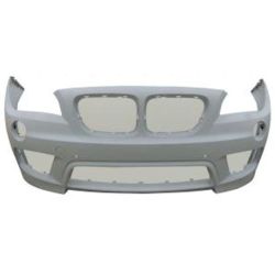 BMW BMW X1 FRONT BUMPER COVER PRIMED (WO/WASHER)(W/ SENSOR)(W/ M SPORT)(1PC) OEM#51118039479 2013-2015 PL#BM1000303