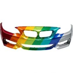 BMW BMW 2 SERIES CONV FRONT B COVER PRIMED (WO/WASH WO/PK SNSR WO/PK ASSIST)(W/M SPORT)(M MDL) OEM#51118058100 2015-2021 PL#BM1000329