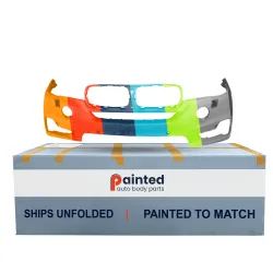 BMW BMW X5 HYBRID FRONT BUMPER COV PRIMED W/WASH&SENSR& SURND VIEW W/NIGHT VISION W/LED FOG (WO/M SPT)*CAPA OEM#51117378555 2016-2018 PL#BM1000403C