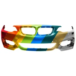 BMW BMW 2 SERIES CONV FRONT B COVER PRIMED (W/ WASH W/PK SNSR W/PK ASSIST)(W/M SPORT)(M MDL) OEM#51118058097 2015-2021 PL#BM1000413