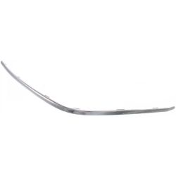 BMW BMW 7 SERIES  FRONT BUMPER OUTER COVER UPPER MLDG LEFT (Driver Side) CHROME (745Li/760Li) OEM#51117033475 2002-2005 PL#BM1046121