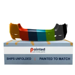 BMW BMW 5 SERIES (SEDAN) REAR BUMPER COVER PRIMED (W/SENSOR)(528i STANDARD WO/M PKG) OEM#51127332764 2014-2016 PL#BM1100322