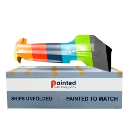 BMW BMW 5 SERIES (SEDAN)  REAR BUMPER COVER PRIMED (540i WO/M PKG)(W/LUXURY PKG)(W/SENSOR)(W/PARK SYS)**CAPA** OEM#51127475600 2017-2020 PL#BM1100383C