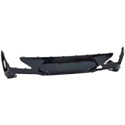 BMW BMW X4 REAR BUMPER COVER TRIM GLOSS-BLACK (W/SENSOR)(30i W/M SPORT)(M40i) OEM#51125A41F97 2022-2025 PL#BM1115123