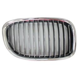 BMW BMW 7 SERIES HYBRID ( 750 HYBRID) GRILLE RIGHT (Passenger Side) CHR/BLK (WO/NIGHT VISION) OEM#51117184152 2011-2012 PL#BM1200197