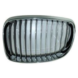 BMW BMW 1 SERIES COUPE/CONVERTIBLE GRILLE LEFT (Driver Side) CHROME FRAME/INNER CHR/BLK OEM#51137179655 2008-2013 PL#BM1200228