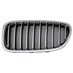 BMW BMW 5 SERIES (SEDAN) GRILLE LEFT (Driver Side) CHR/CHR-BLK (WO/NIGH VISION)(STANDARD LUXURY) OEM#51137412323 2014-2016 PL#BM1200246