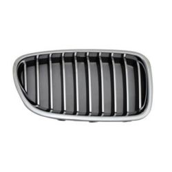 BMW BMW 5 SERIES HYBRID GRILLE RIGHT (Passenger Side) CHR/CHR-SILVER (WO/NIGH VISION)(M SPORT) OEM#51137412326 2014-2016 PL#BM1200247