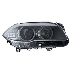 BMW BMW 5 SERIES (SEDAN) HEAD LAMP UNIT RIGHT (Passenger Side) HID (W/AUTO ADJUST)(LENS/HOUSING) OEM#63117271904 2011-2013 PL#BM2503173
