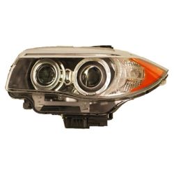 BMW BMW 1 2DOORS/COUPE/CONVERTIBLE HEAD LAMP UNIT LEFT (Driver Side) (XENON)(FROM 3-11)(WO/AUTO ADJUST)(OE Quality) OEM#63117273835 2011-2013 PL#BM2518137