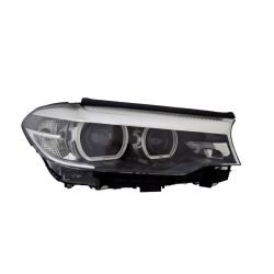 BMW BMW 5 SERIES HYBRID HEAD LAMP UNIT RIGHT (Passenger Side) (LED)(WO/ADAPTIVE) OEM#63117214960 2018-2020 PL#BM2519179