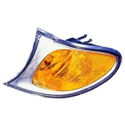 BMW BMW 3 ( i/xi ) (SEDAN/WAGON) CORNER LAMP LEFT (Driver Side) (AMBER SIGNAL W/SILVER BASE) OEM#63136915383 2002-2005 PL#BM2520110