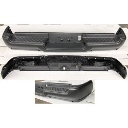 DODGE TRUCKS & VANS DODGE/PU R1500 (EXC TRX 21-UP)(6 LUG NUTS) REAR STEP BMP ASSY BLACK (W/PK SENSOR)(WO/ADV PARK)(SINGLE EXHAUST)(REBEL) OEM#68404445AB-PFM 2019-2024 PL#CH1103134