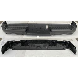 DODGE TRUCKS & VANS DODGE/PU (R1500) REAR STEP BMP ASSY TXT-BLACK (W/6 SENSOR)(W/ADVANCE PARK ASSIST)(DUAL EXHAUST)(REBEL OEM#68404446AB-PFM 2019-2022 PL#CH1103144
