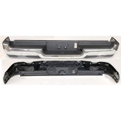 DODGE TRUCKS & VANS DODGE/PU (R1500) REAR STEP BMP ASSY CHROME (WO/PK SENSOR)(DUAL EXHAUST) OEM#68404443AB-PFM 2019-2022 PL#CH1103145
