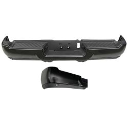 DODGE TRUCKS & VANS DODGE/PU (R2500/3500) REAR STEP BMP ASSY BLACK (W/SENSOR) OEM#68576320AA-PFM 2019-2024 PL#CH1103172