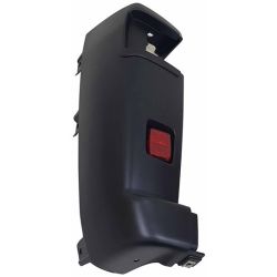 DODGE TRUCKS & VANS PROMASTER 1500/2500/3500 REAR BUMPER SIDE COVER LEFT (Driver Side) (Driver Side) TXT-BLACK W/REFLECTOR (W/BSD) OEM#7FM51JXWAB 2022-2024 PL#CH1116108