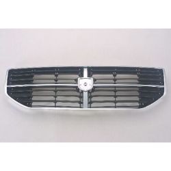 DODGE CALIBER GRILLE CHROME/BLACK (07 DESIGN / FIT 07-12) OEM#68043938AA 2007-2012 PL#CH1200299