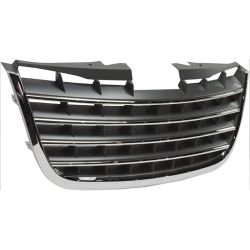 CHRYSLER TOWN & COUNTRY  GRILLE CHROME/DK-GRAY (CHROME CENTER) **CAPA** OEM#5113228AA 2008-2010 PL#CH1200309C