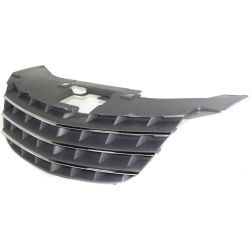 CHRYSLER SEBRING CONV GRILLE SLV/BLK W/CHR MOLDING OEM#1CM541S9AC 2008-2010 PL#CH1200315
