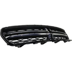 DODGE CHARGER  GRILLE GLOSS-BLACK W/SATIN NICKEL CHROME (WO/HOOD SCOOP)**CAPA** OEM#5PP34SZ7AB 2015-2023 PL#CH1200391C
