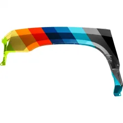 DODGE TRUCKS & VANS DAKOTA/PU FENDER LEFT (Driver Side) **CAPA** OEM#55112181AA (P) 2008-2011 PL#CH1240268C