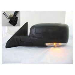DODGE TRUCKS & VANS DODGE/PU (R1500) DOOR MIRROR LEFT (Driver Side) PWR/HTD/SIGNAL/PUDDLE (SINGLE GLASS)(PTM) OEM#1FX371XRAD (P) 2009-2012 PL#CH1320293