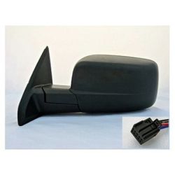 DODGE TRUCKS & VANS DODGE/PU (R1500) DOOR MIRROR LEFT (Driver Side) POWER/HEATED (SINGLE GLASS)(TEXT BLK) OEM#55372067AH (P) 2009-2012 PL#CH1320303