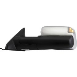 DODGE TRUCKS & VANS DODGE/PU (R2500/3500) DOOR MIRROR LEFT (Driver Side) PWR/HTD/SIGNAL/PUDDLE/MEMORY (DUAL GLASS)(CHR)(W/TOW PKG) OEM#68033735AK 2010-2011 PL#CH1320320