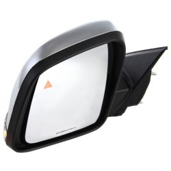 JEEP GRAND CHEROKEE DOOR MIRROR LEFT (Driver Side) PWR/HTD/SIGNAL/MEMORY/BLIND DETECT/M-FOLD (CHROME CVR)(WO/AUTO DIM) OEM#68236931AF 2011-2021 PL#CH1320359