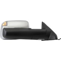 DODGE TRUCKS & VANS DODGE/PU (R2500/3500) DOOR MIRROR RIGHT (Passenger Side) PWR/HTD/SIGNAL/PUDDLE/MEMORY (DUAL GLASS)(CHR)(W/TOW PKG) OEM#68033734AL 2010-2011 PL#CH1321320