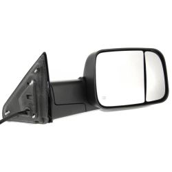 DODGE TRUCKS & VANS DODGE/PU (R2500/3500) DOOR MIRROR RIGHT (Passenger Side) PWR/HTD/SIGNAL/PUDDLE (DUAL GLASS)(TEXT BLK)(W/TOW) OEM#68285864AB 2013-2018 PL#CH1321350