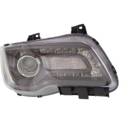 CHRYSLER 300  HEAD LAMP ASSY RIGHT (Passenger Side) (HALOGEN)(BLACK) OEM#68214382AD 2015-2017 PL#CH2503269