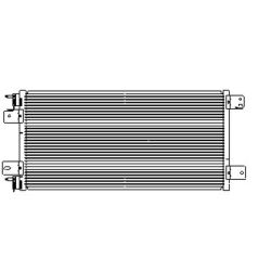 CHRYSLER 200 CONV A/C CONDENSER M/T WO/TRANS COOLER WO/RD OEM#68004052AB 2011-2014 PL#CH3030256
