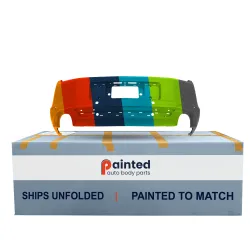 FORD MUSTANG REAR BUMPER COVER PRIMED (W/SENSOR)(BASE/GT)(WO/CALIFORNIA)**CAPA** OEM#DR3Z17K835BAPTM 2013-2014 PL#FO1100686C