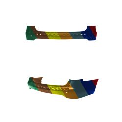 FORD TRUCKS & VANS EXPEDITION REAR BUMPER COVER PRIMED (W/PK SENSOR)(WO/ PARALLEL PARK ASSIST)(W/MAX) OEM#JL1Z17K835BBPTM 2018-2021 PL#FO1100743