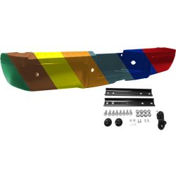 FORD TRUCKS & VANS FORD/PU F250/350/450 (SUPER DUTY) REAR STEP BUMPER ASSY BLACK W/BLACK PAD (W/SENSOR) OEM#9C3Z17906CPTM-PFM 2013-2016 PL#FO1103175