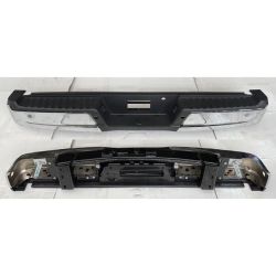 FORD TRUCKS & VANS FORD/PU F150 REAR STEP BMP ASSY CHROME (W/SENSOR)(W/ACTIVE PK SENSOR)(WO/TOW HITCH) OEM#ML3Z17906HA-PFM 2021-2023 PL#FO1103243
