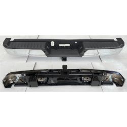 FORD TRUCKS & VANS FORD/PU F150 REAR STEP BMP ASSY CHROME (W/SENSOR)(W/ACTIVE PK SENSOR)(W/STD TOW HITCH) OEM#ML3Z17906HA-PFM 2021-2023 PL#FO1103249